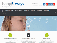 Tablet Screenshot of happyways.pl